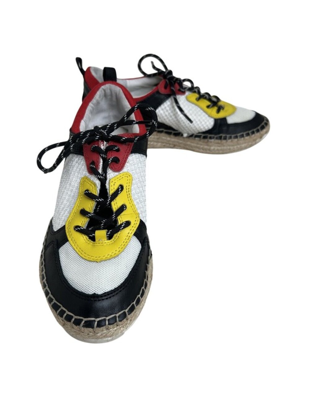 Marc Fisher Womens Size 7 Espadrille Sneakers W/Colorblock Design & Rope Sole